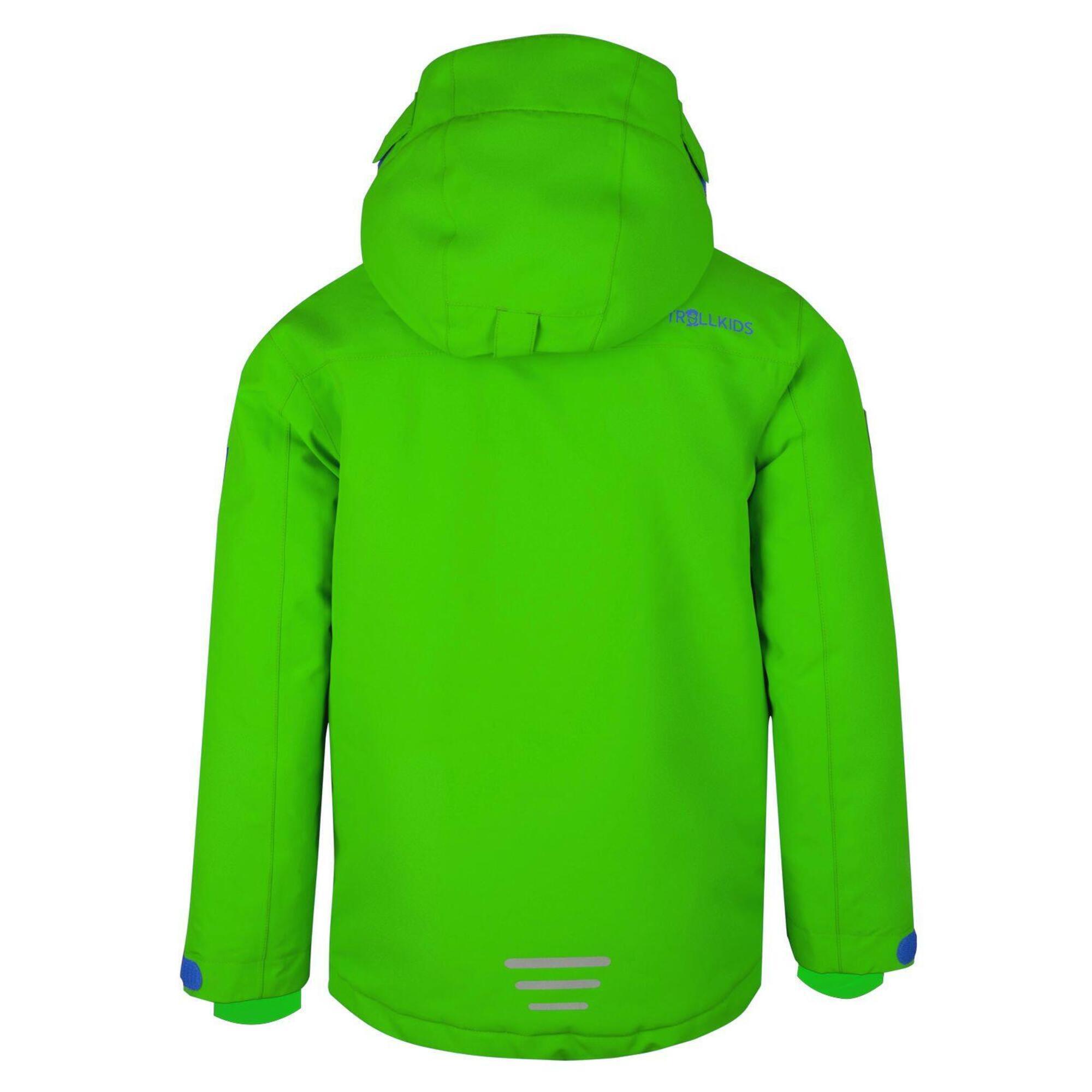 Veste de ski pour enfants Holmenkollen PRO Imperméable et isolante Vert clair 2/3