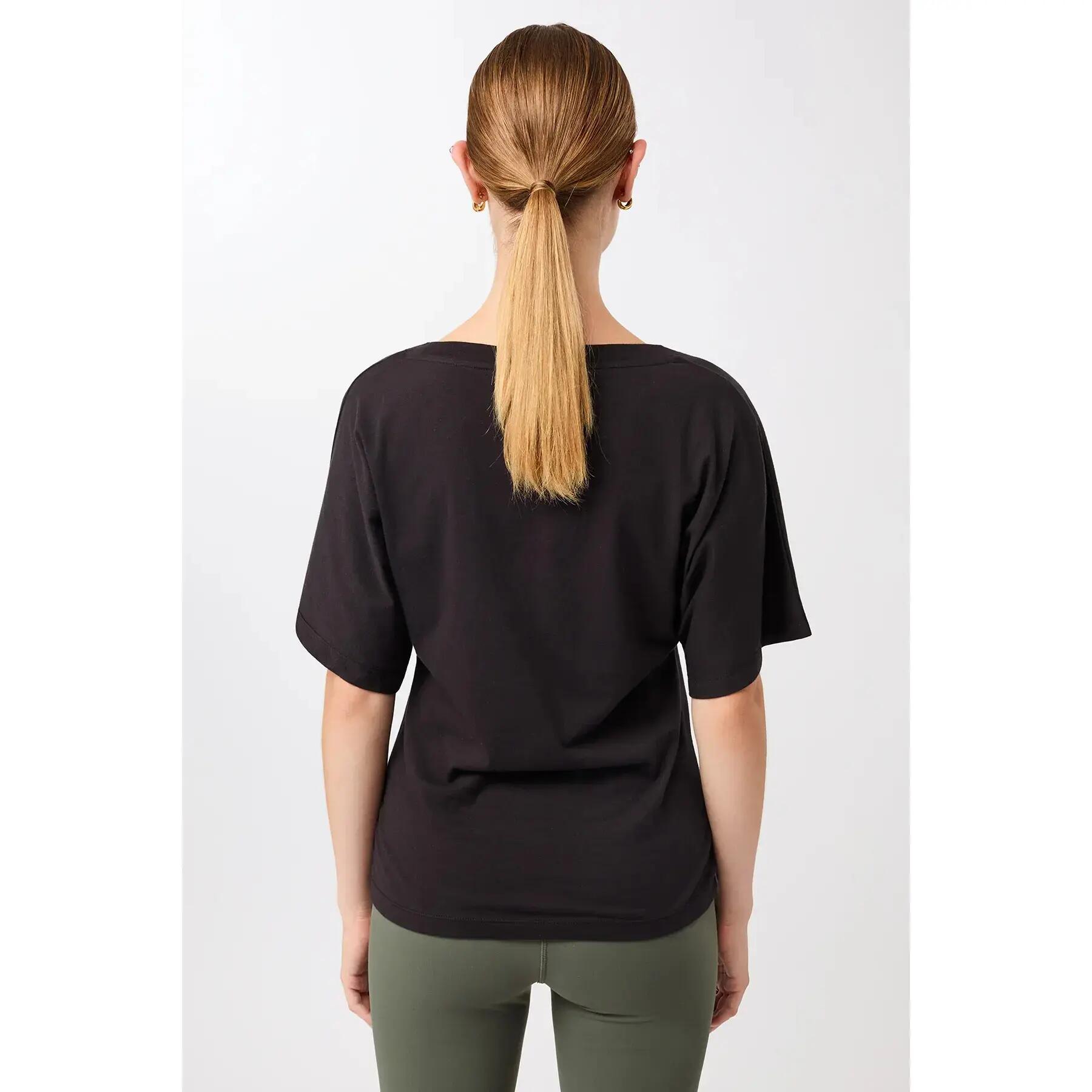 Vrouwen T-shirt Fluide Mandala Butterfly 2/3