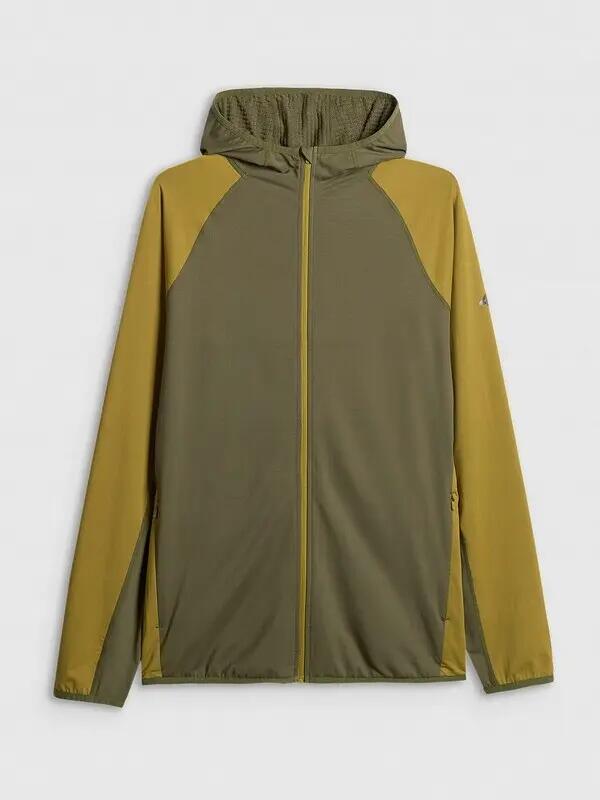 FELPA UOMO SPORTIVA 4F TREKKING ASCIUGATURA RAPIDA M64 COLORE VERDE 8/10