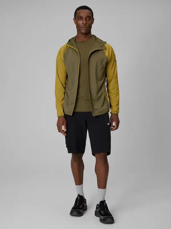 FELPA UOMO SPORTIVA 4F TREKKING ASCIUGATURA RAPIDA M64 COLORE VERDE 7/10