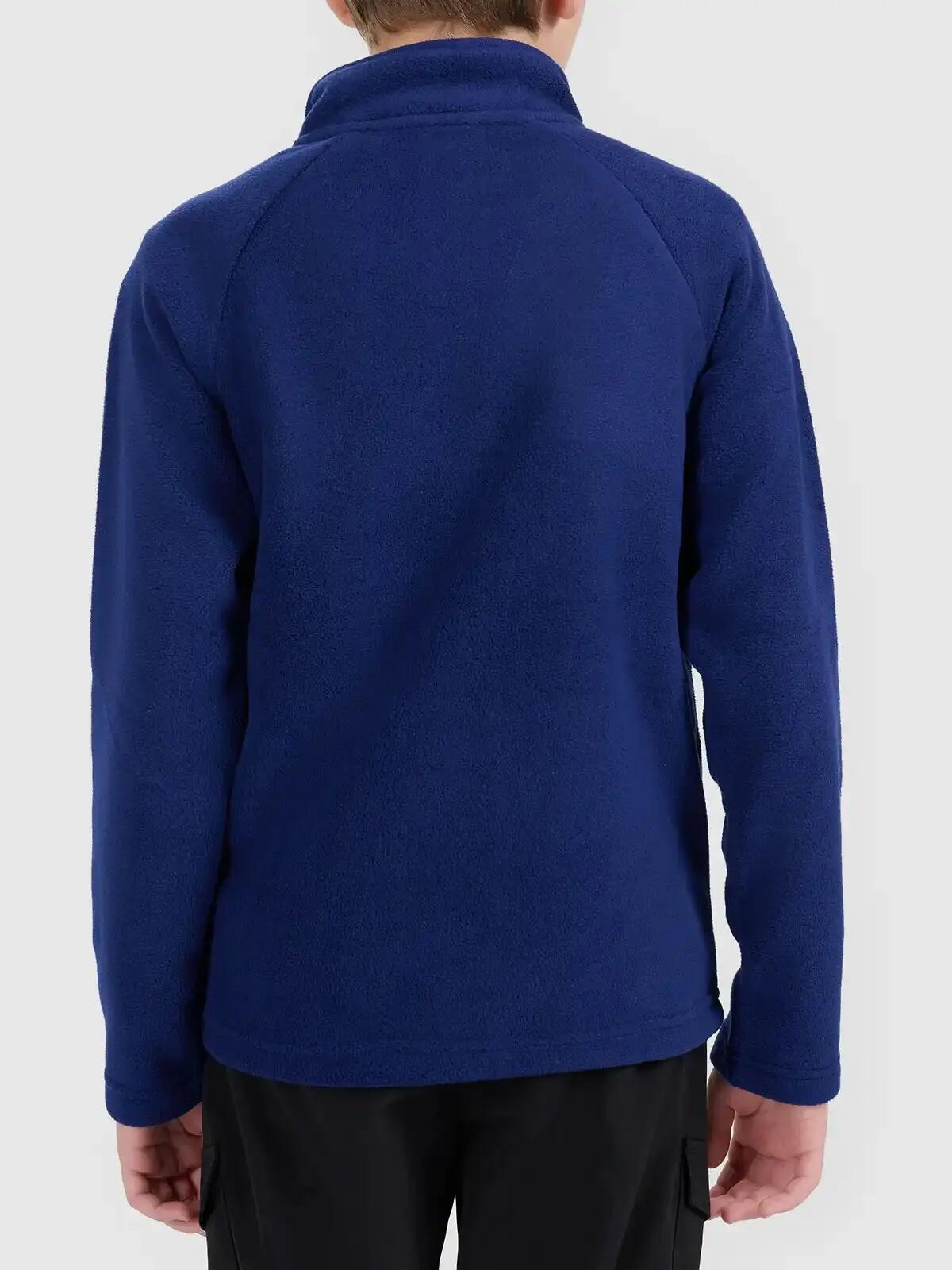 Bluza polarowa chłopięca rozpinana granatowa 4F 158 4/6