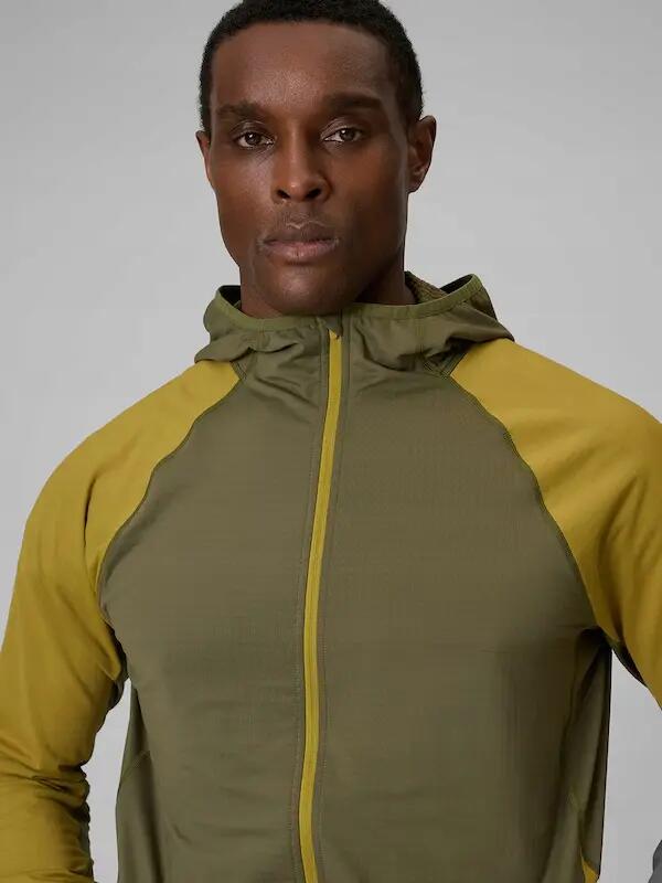 FELPA UOMO SPORTIVA 4F TREKKING ASCIUGATURA RAPIDA M64 COLORE VERDE 5/10