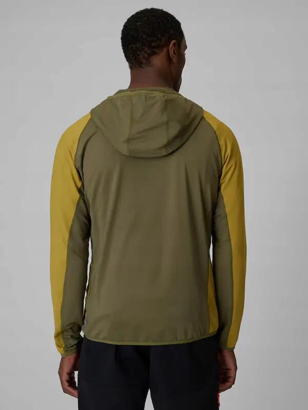 FELPA UOMO SPORTIVA 4F TREKKING ASCIUGATURA RAPIDA M64 COLORE VERDE 4/10