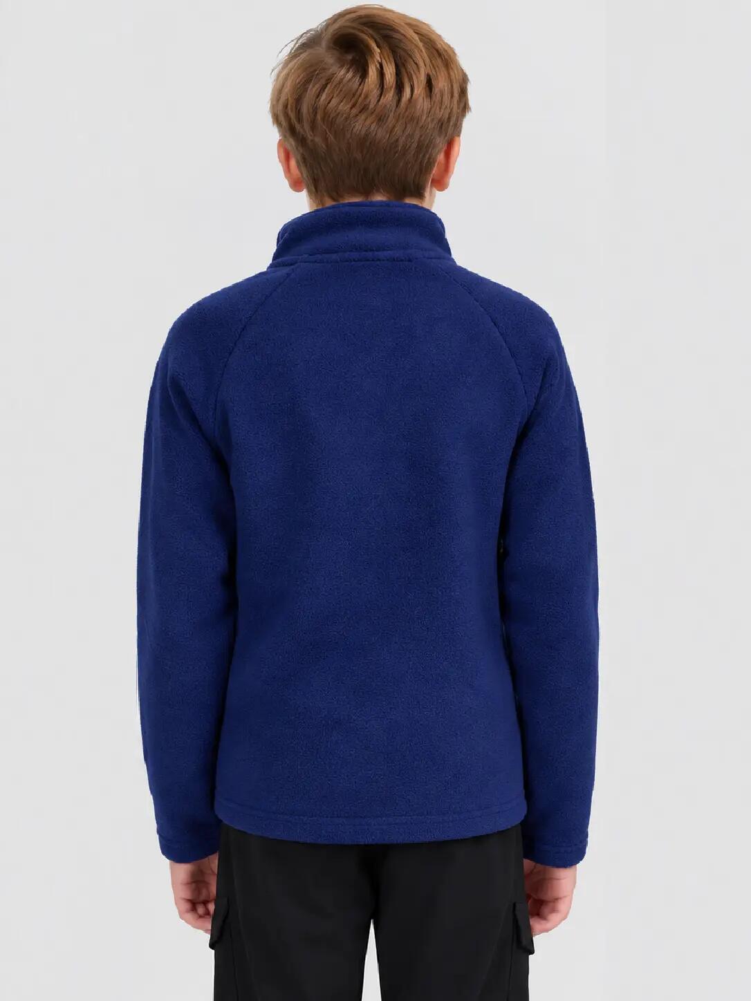 Bluza polarowa chłopięca rozpinana granatowa 4F 158 2/6