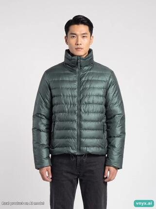 Second Life - Vintage RAINS Teal Puffer Jacket Men M