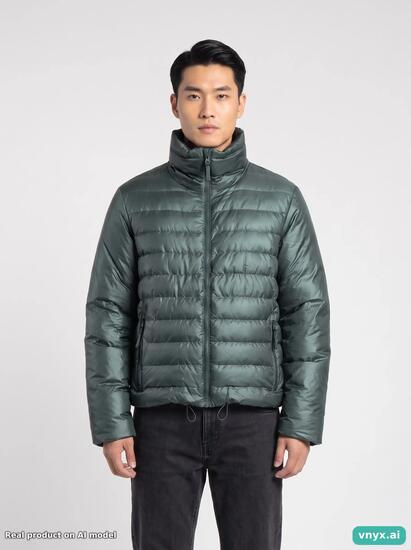 Second Life - Vintage RAINS Teal Puffer Jacket Men M
