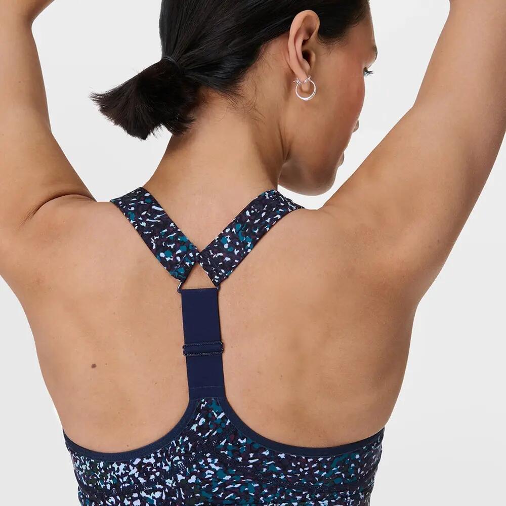 Brassière De Sport Motif/style Imprimé Aurore Femme (Bleu) 4/5