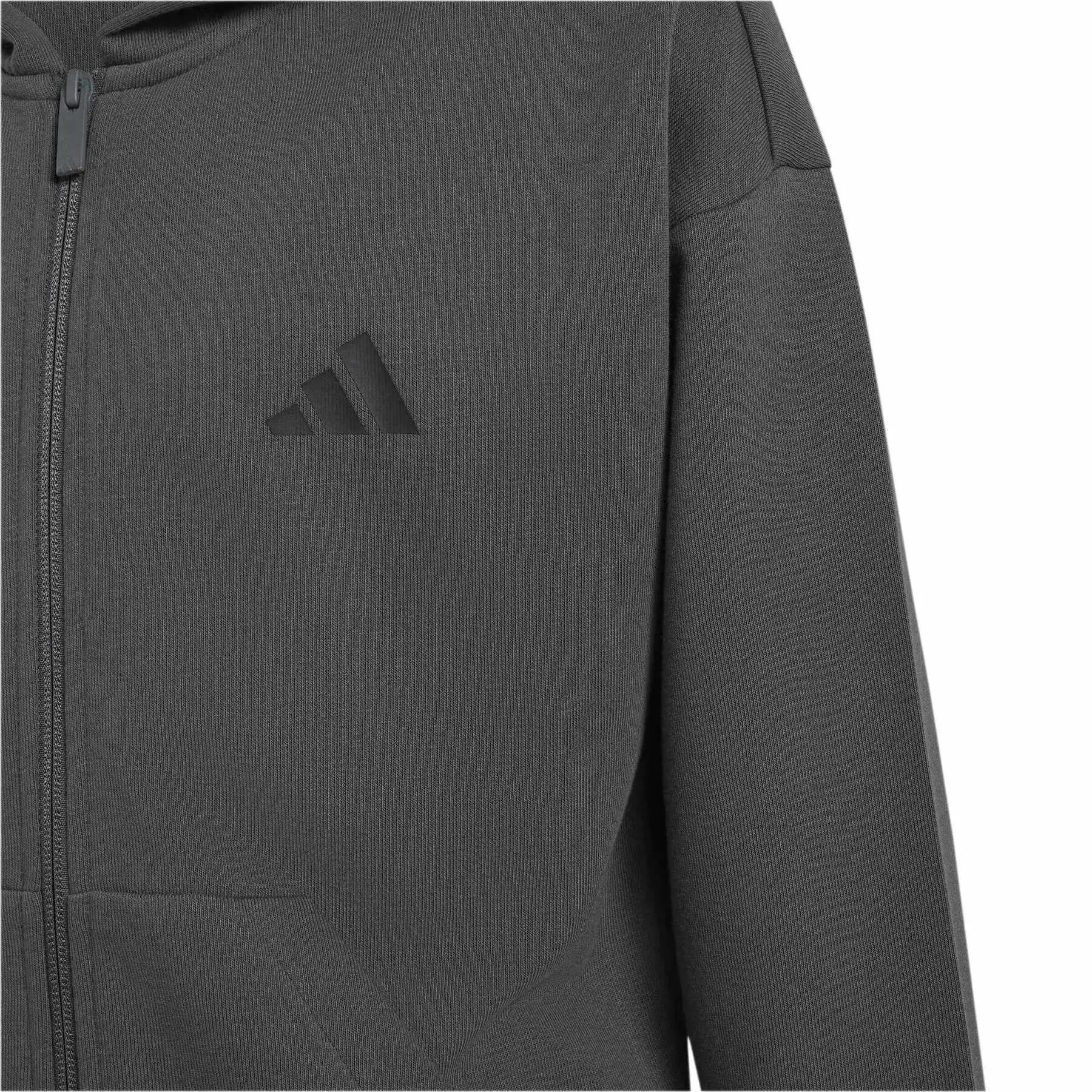 Veste de survêtement zippé enfant adidas Essentials 3/5