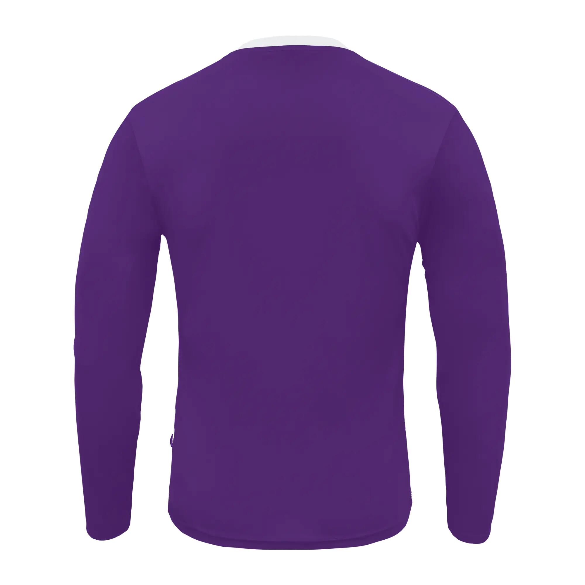 Pack de 5 camisolas de futebol MONACO cor roxo-branco - tamanho 2XS (criança) 3/6