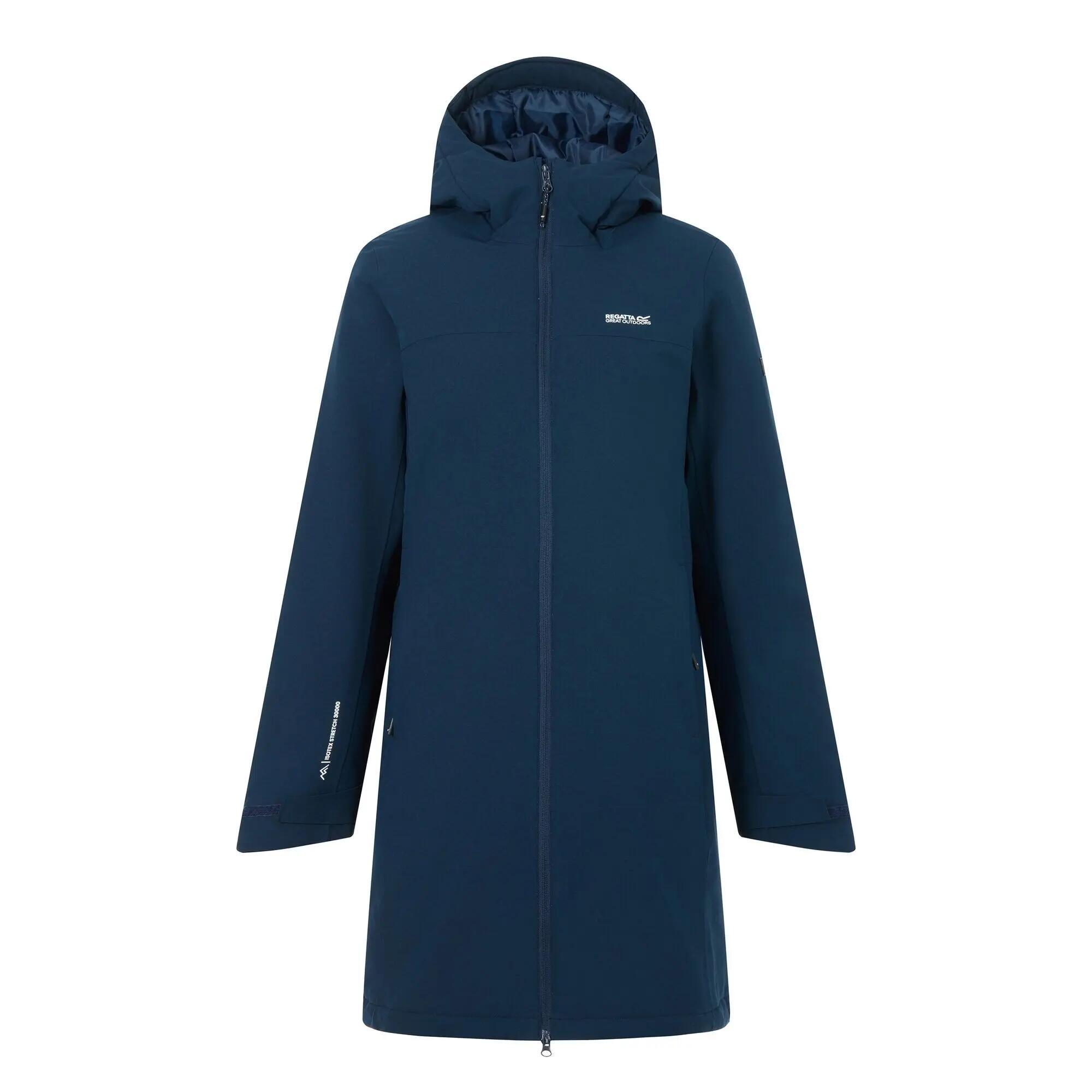 Taline geïsoleerde waterdichte jas voor dames (Marine) 2/7