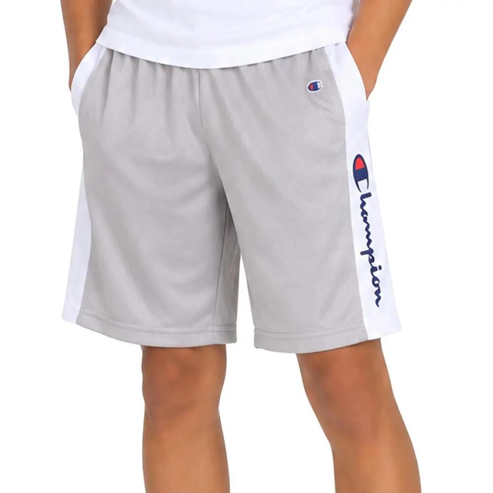Shorts Champion Grises y Blancos para Niño C914SH199 1/3