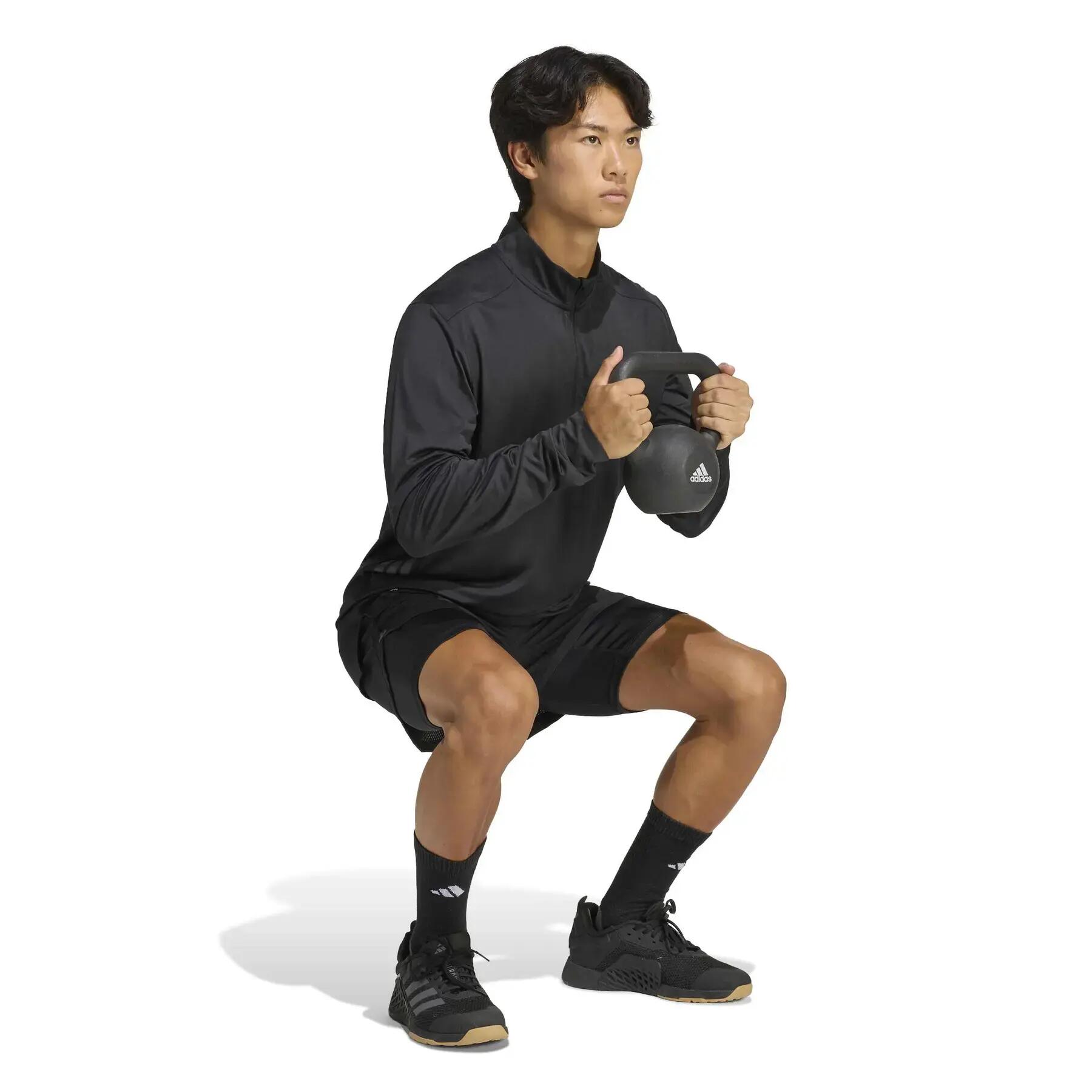 1/4 rits trainingsjack adidas Tech Essentials 3/6