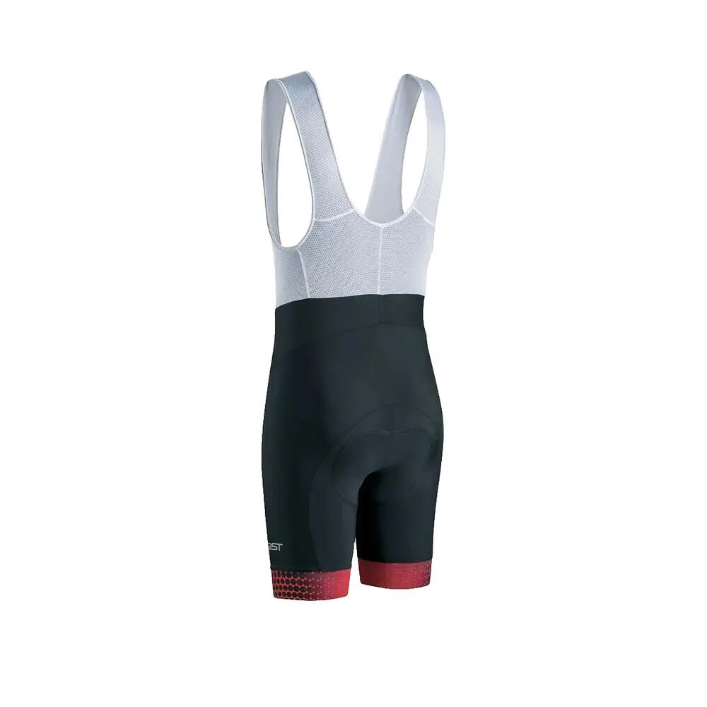 Cuissard de bicicleta Gist Bib Shorts Preto/Vermelho 2/4