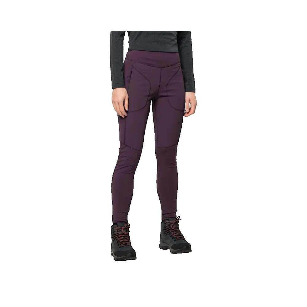 Hose Jack Wolfskin Salmaster Damen Lila 2/3