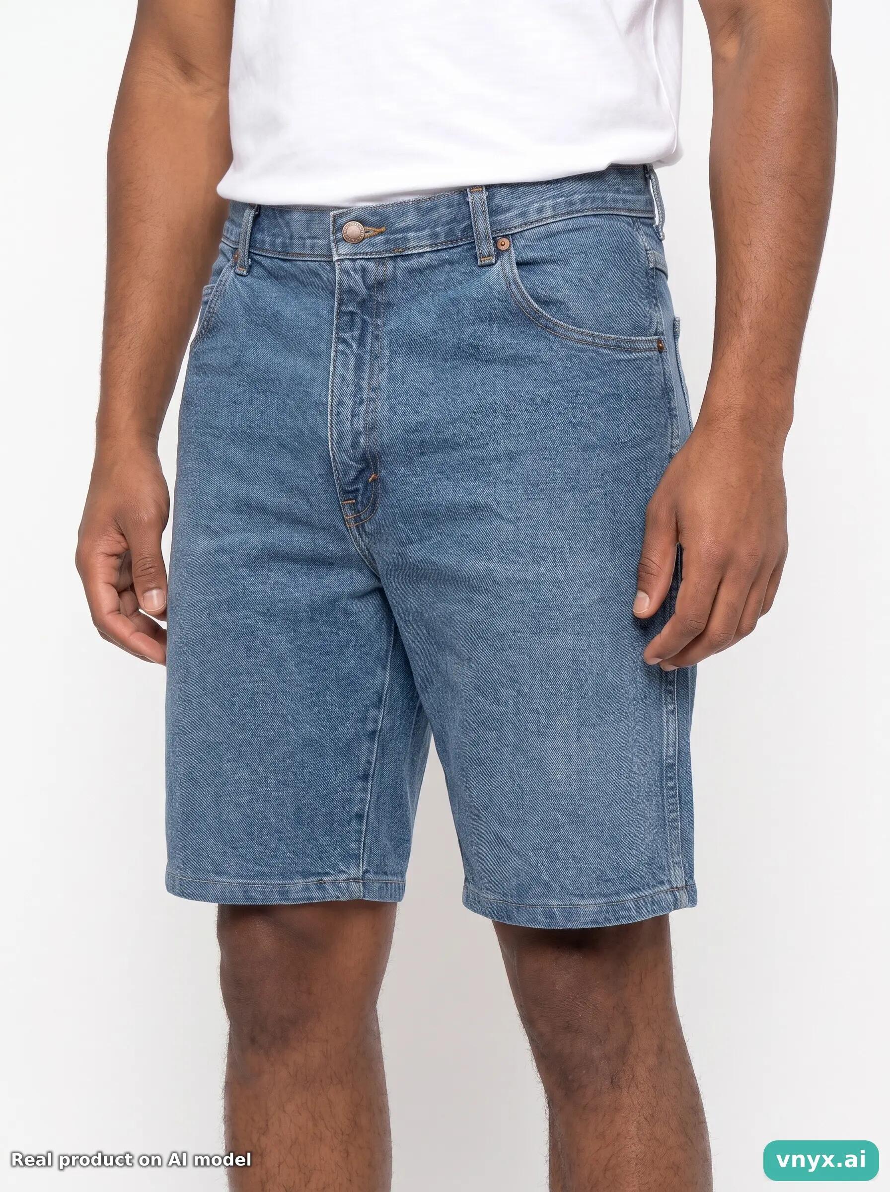 Second Life - Vintage Wrangler Light Blue Shorts Men 38 29 5/6