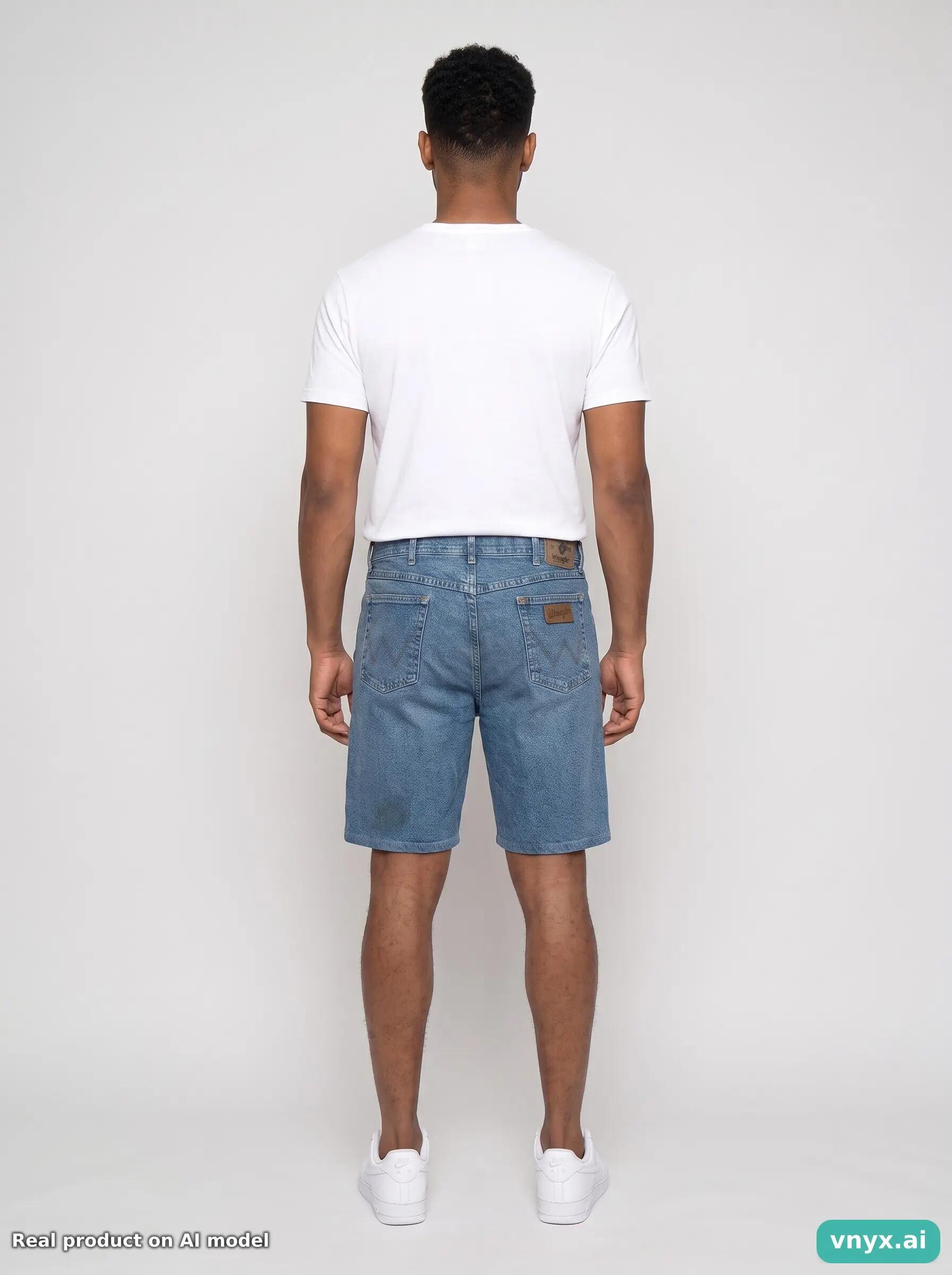 Second Life - Vintage Wrangler Light Blue Shorts Men 38 29 4/6