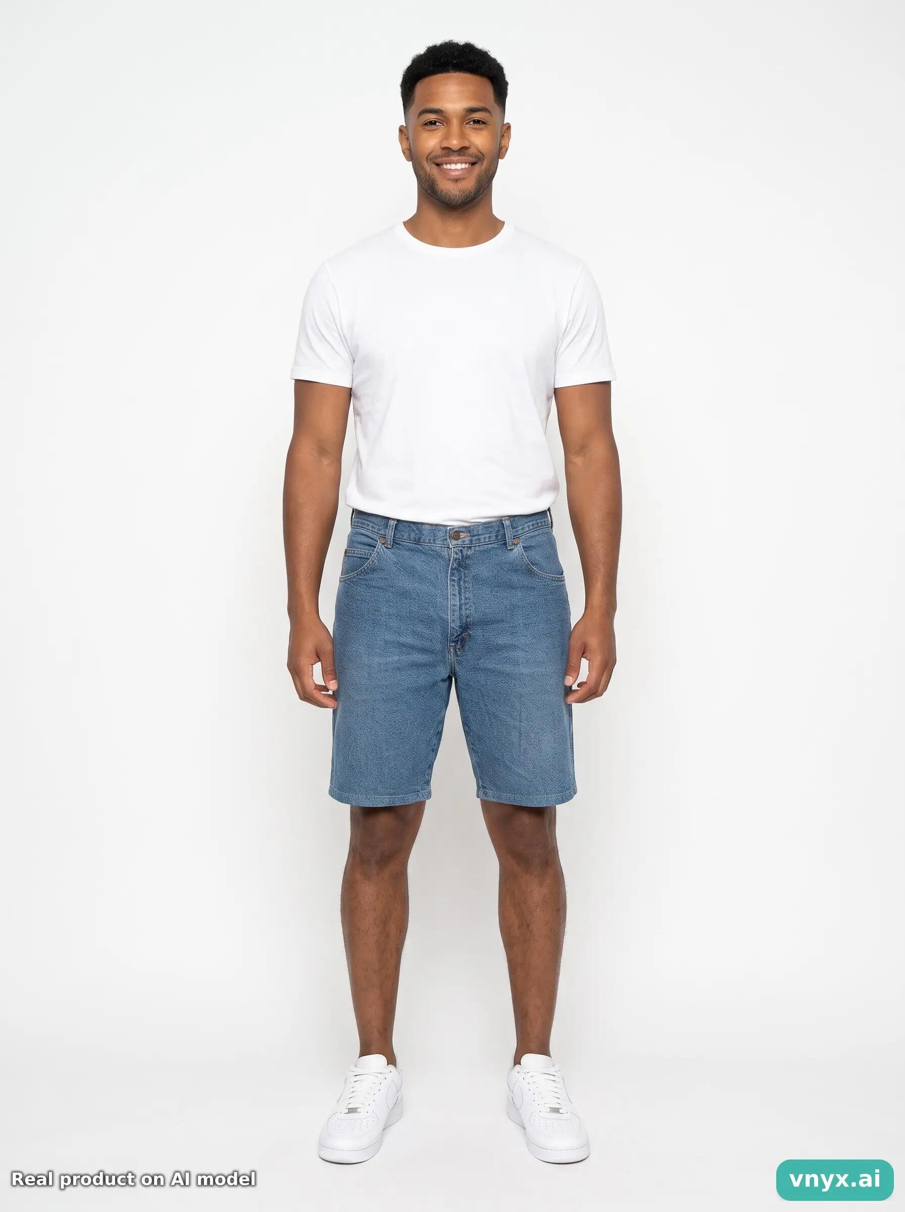 Second Life - Vintage Wrangler Light Blue Shorts Men 38 29 3/6