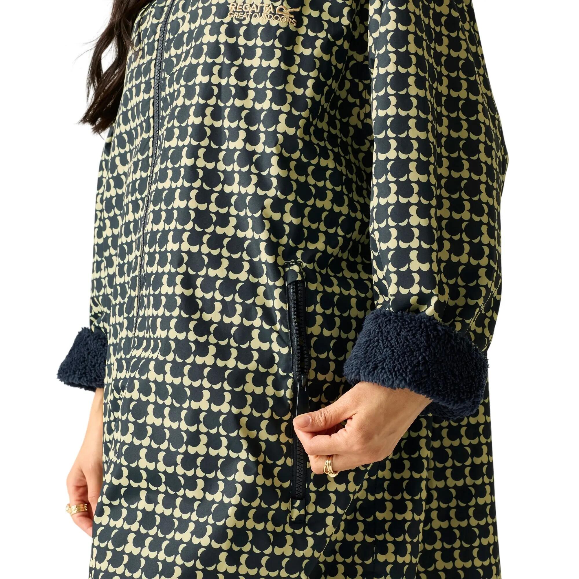 Orla Kiely Eclipsebadjas voor dames (Marine) 7/7