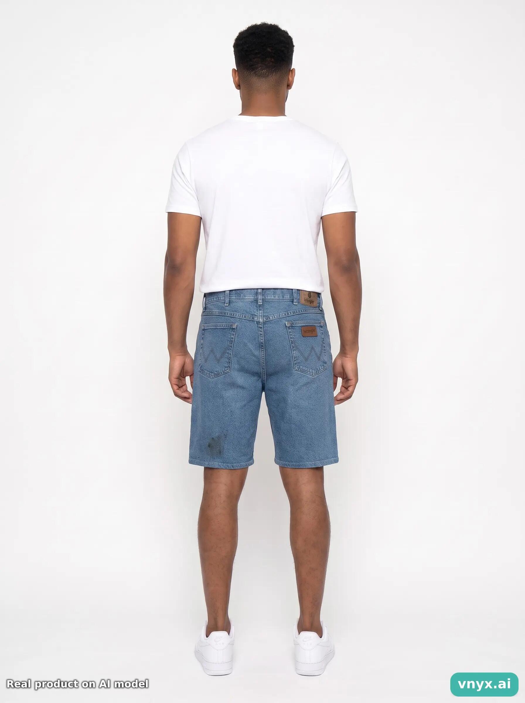 Second Life - Vintage Wrangler Light Blue Shorts Men 38 29 2/6