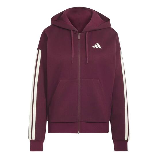 Veste de survêtement à capuche zippé femme adidas Essentials 3-Stripes