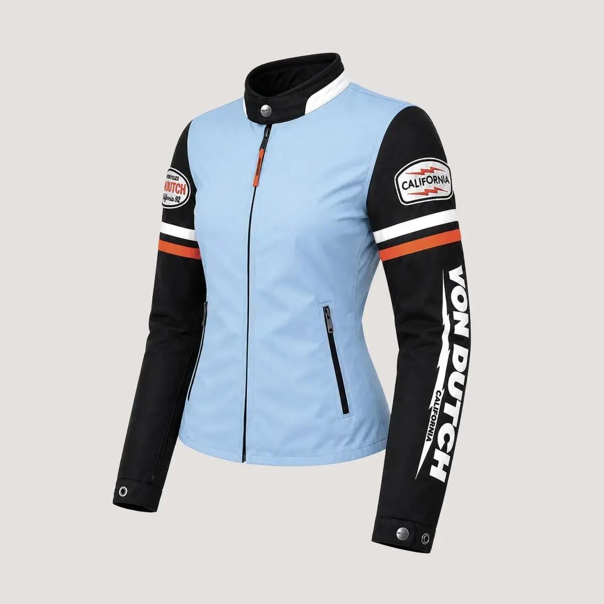 Chaqueta moto mujer Von Dutch California 3/4