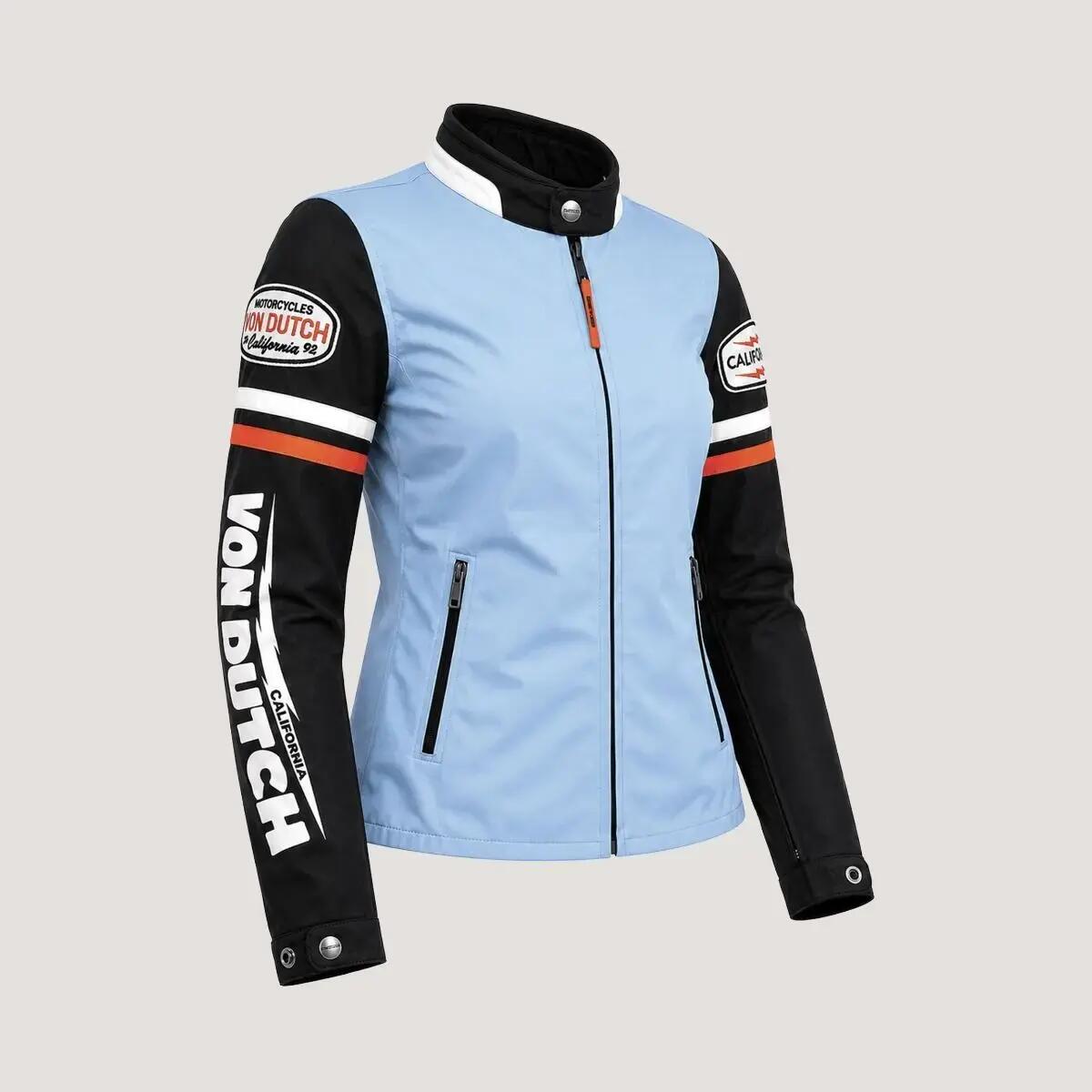 Chaqueta moto mujer Von Dutch California 2/4