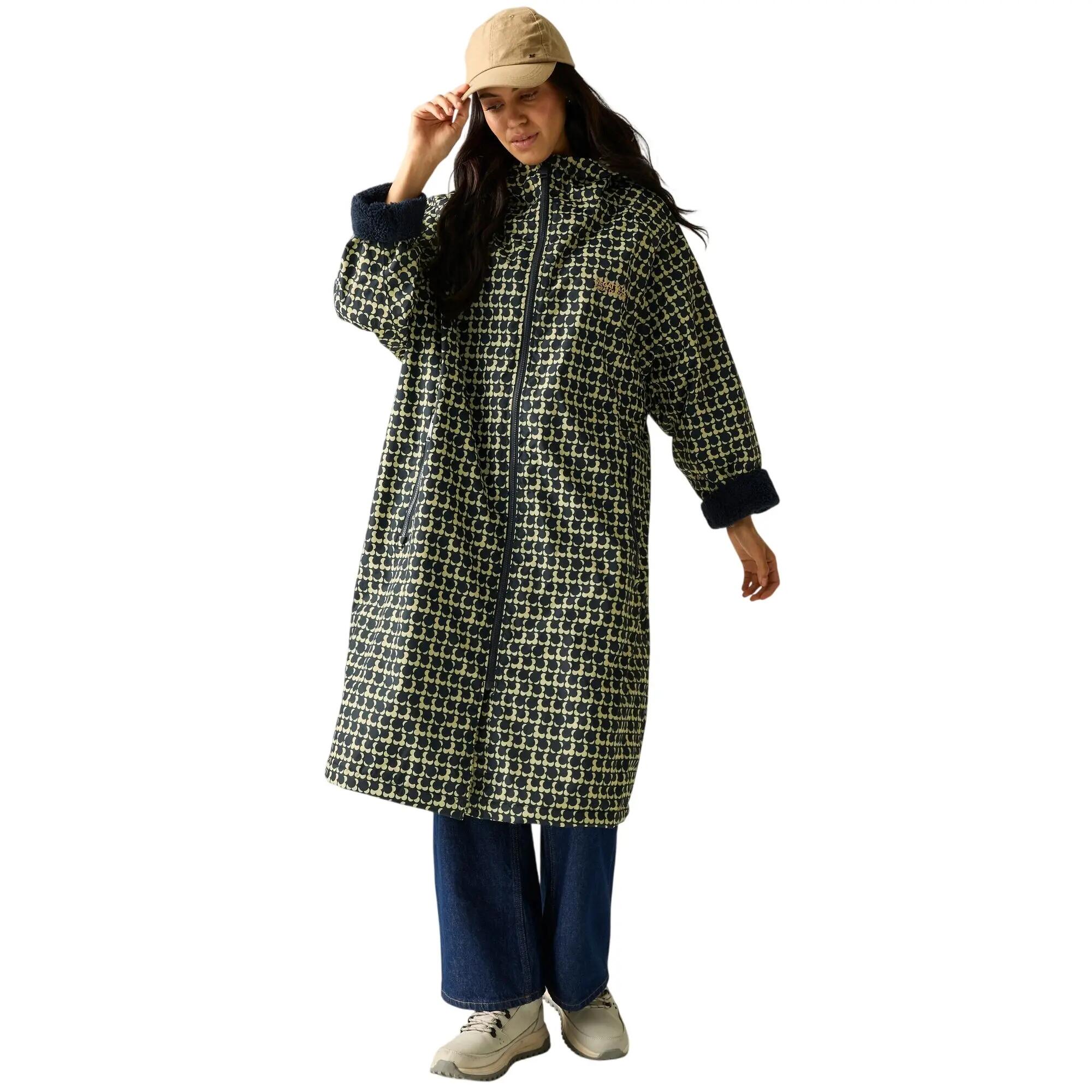 Orla Kiely Eclipsebadjas voor dames (Marine) 2/7