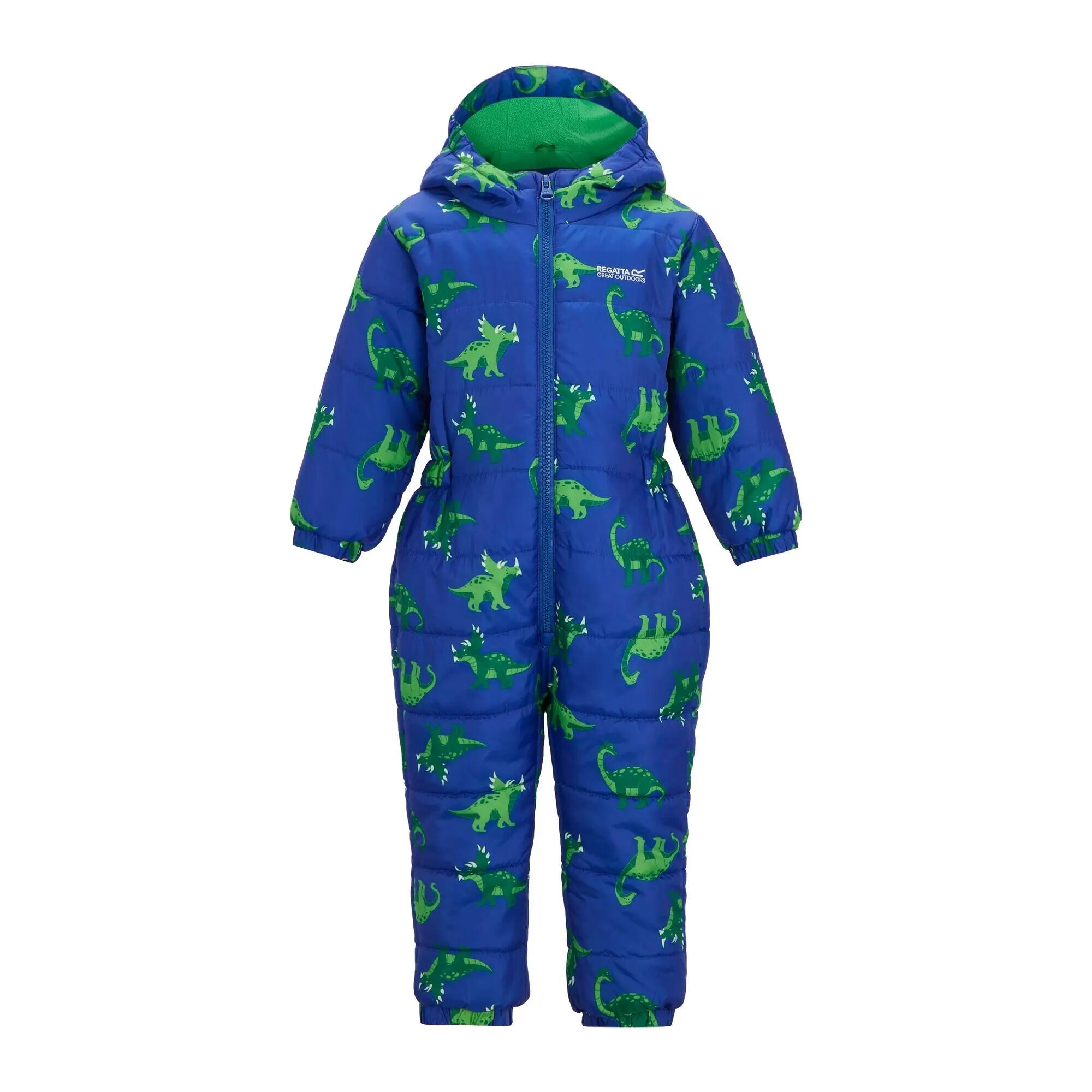 Costum Drumeții În Natură Regatta Penrose Matlasată Dinozaur Copii 2/7