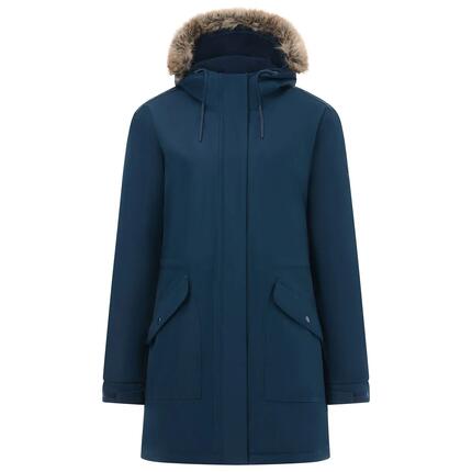 Veste Imperméable Et Isolante À Capuche Duveteuse SOPHIA Femme (Kaki Foncé)