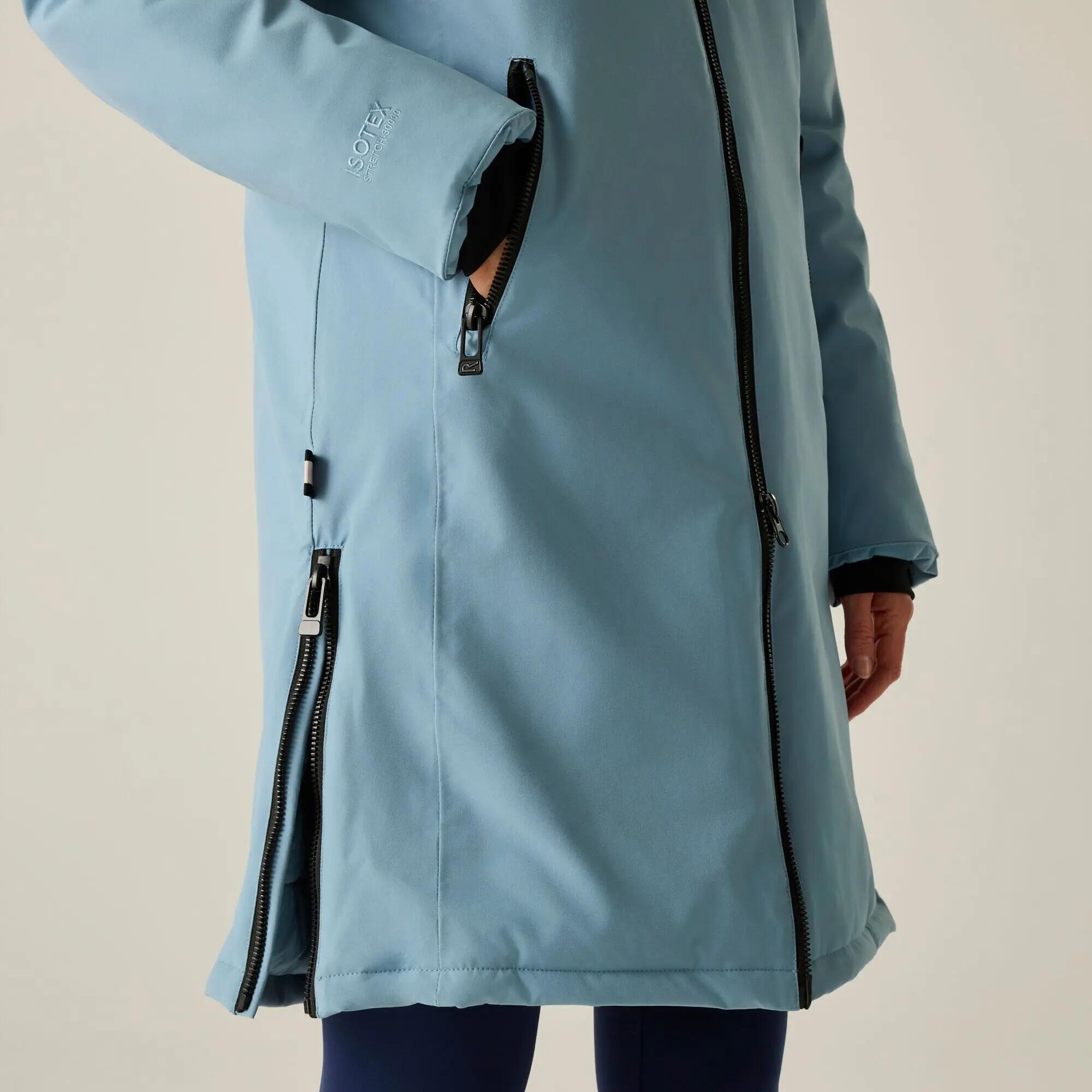 Dames Waterdicht Geïsoleerd Jasje (Schemerig blauw) 6/7