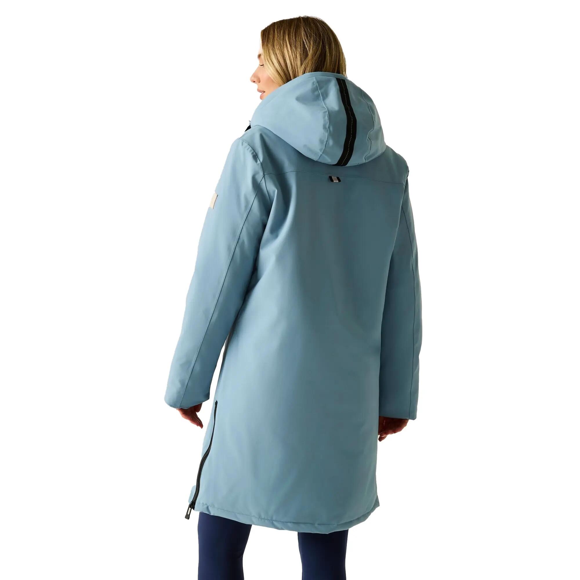 Dames Waterdicht Geïsoleerd Jasje (Schemerig blauw) 3/7