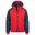 Veste de ski pour enfants Hafjell PRO Imperméable Bleu mystique/Rouge clair