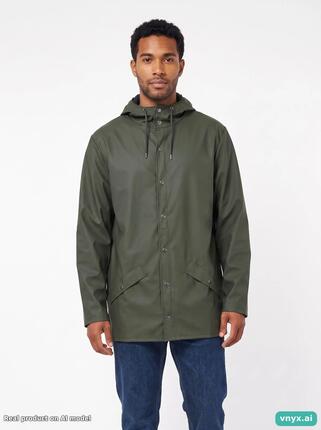 Second Life - Vintage RAINS Olive Outdoor Jacket Men L
