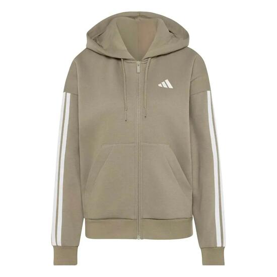 Veste de survêtement à capuche zippé femme adidas Essentials 3-Stripes