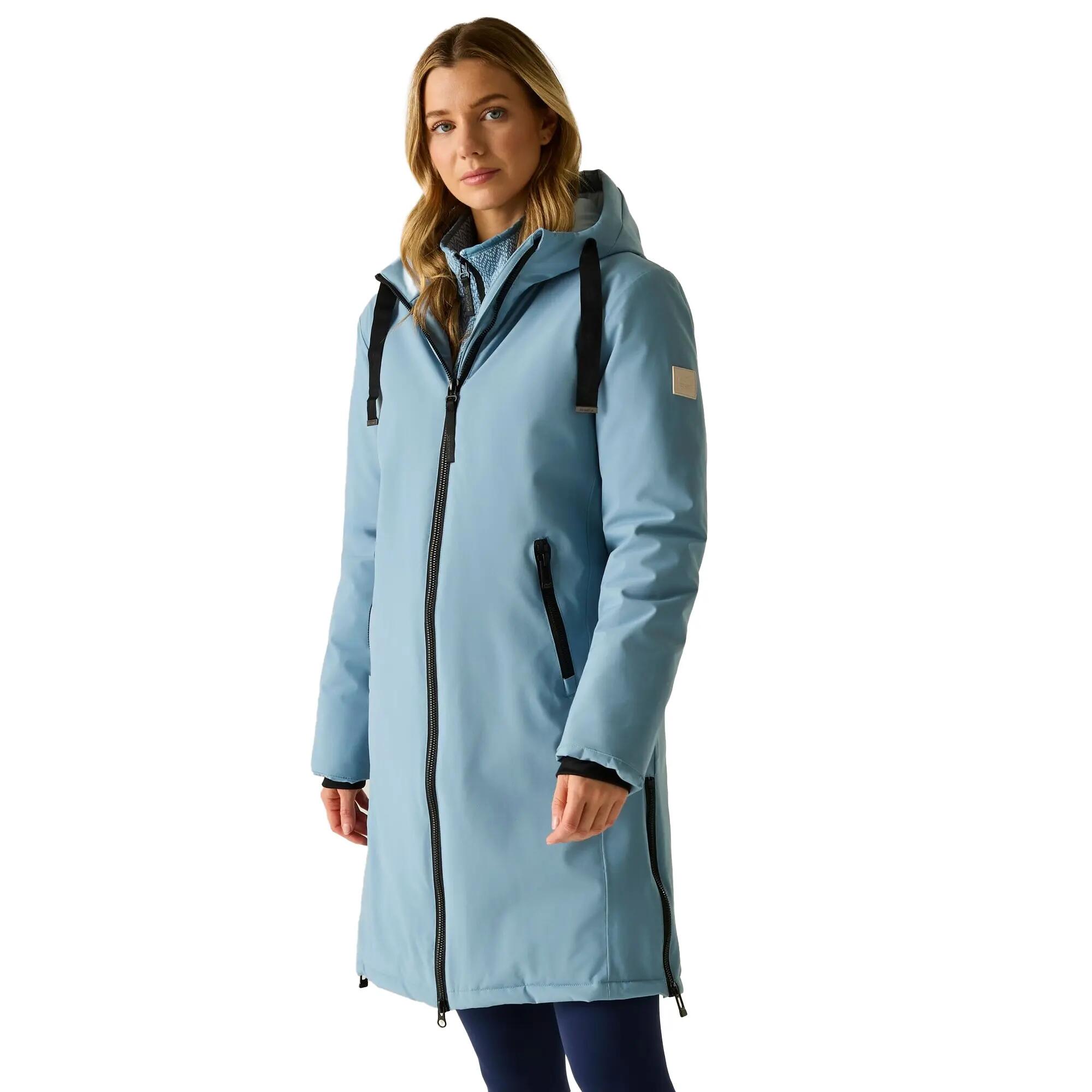 Dames Waterdicht Geïsoleerd Jasje (Schemerig blauw) 2/7