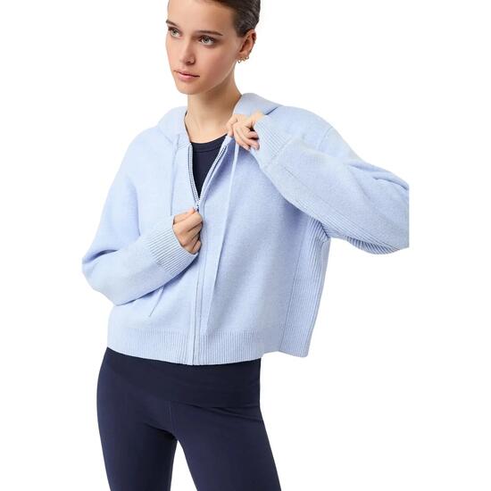 Strickjacke mit Kapuze für Damen Mandala