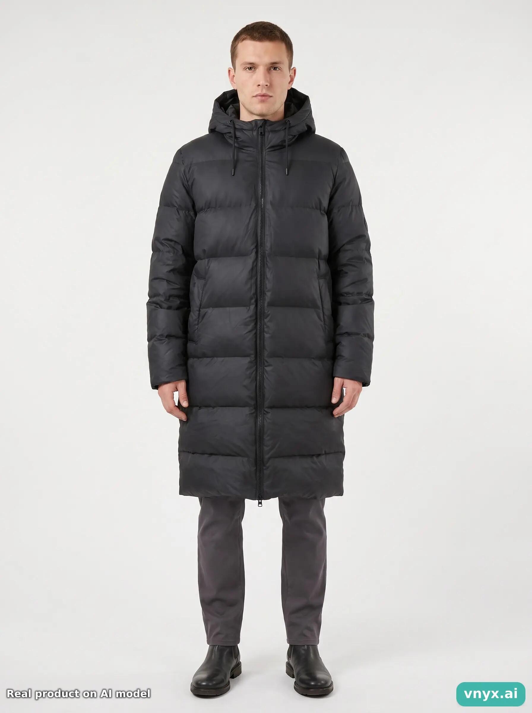Second Life - Vintage RAINS Black Puffer Jacket Men S 3/5