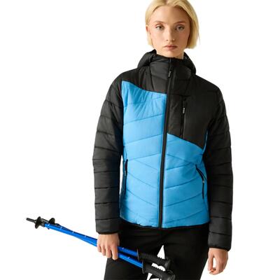 Aero fusedonsjas voor dames (paars/zwart)