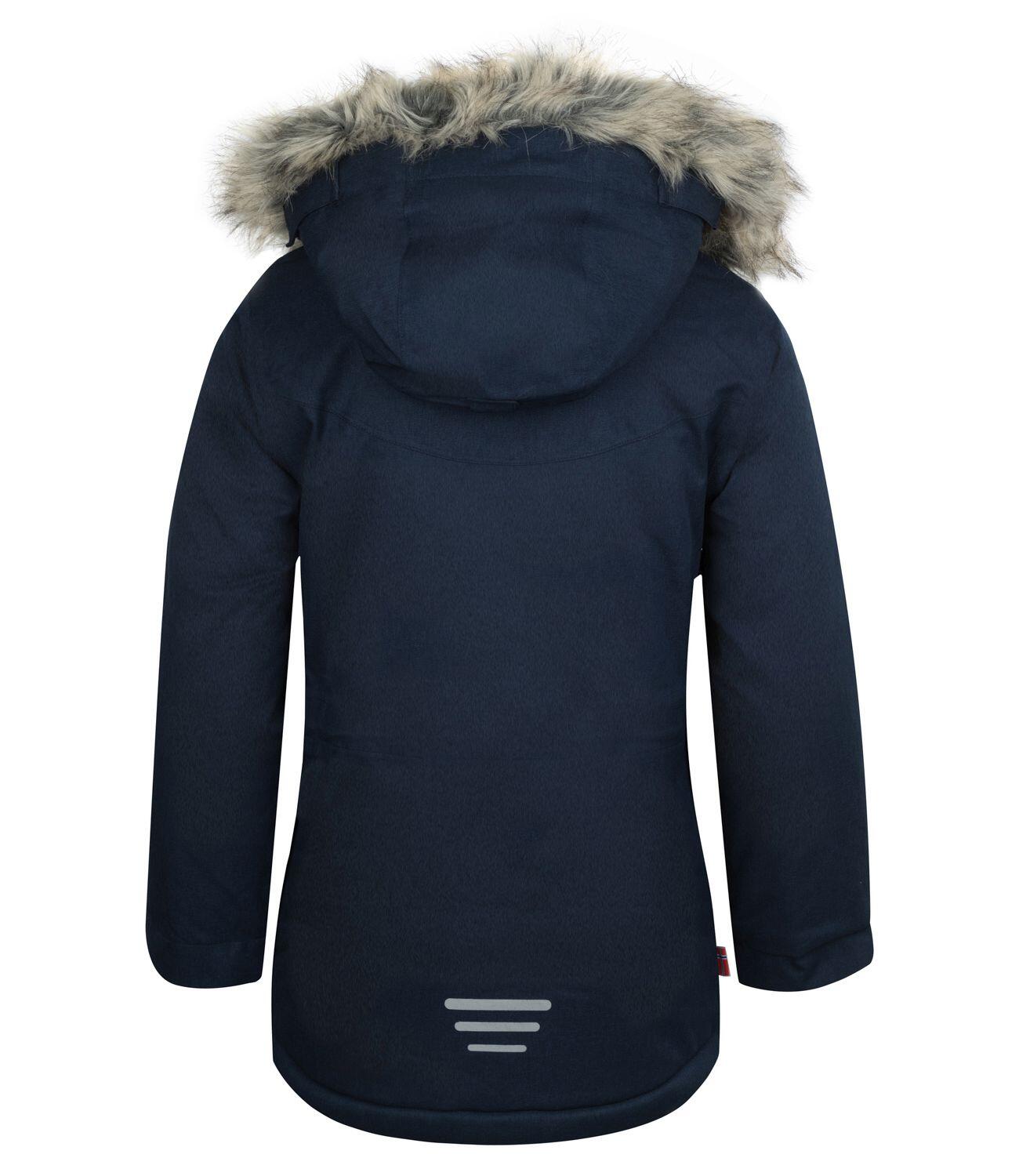 Mädchen Wintermantel Oslo XT Wasserdicht Marineblau / Magenta 2/3
