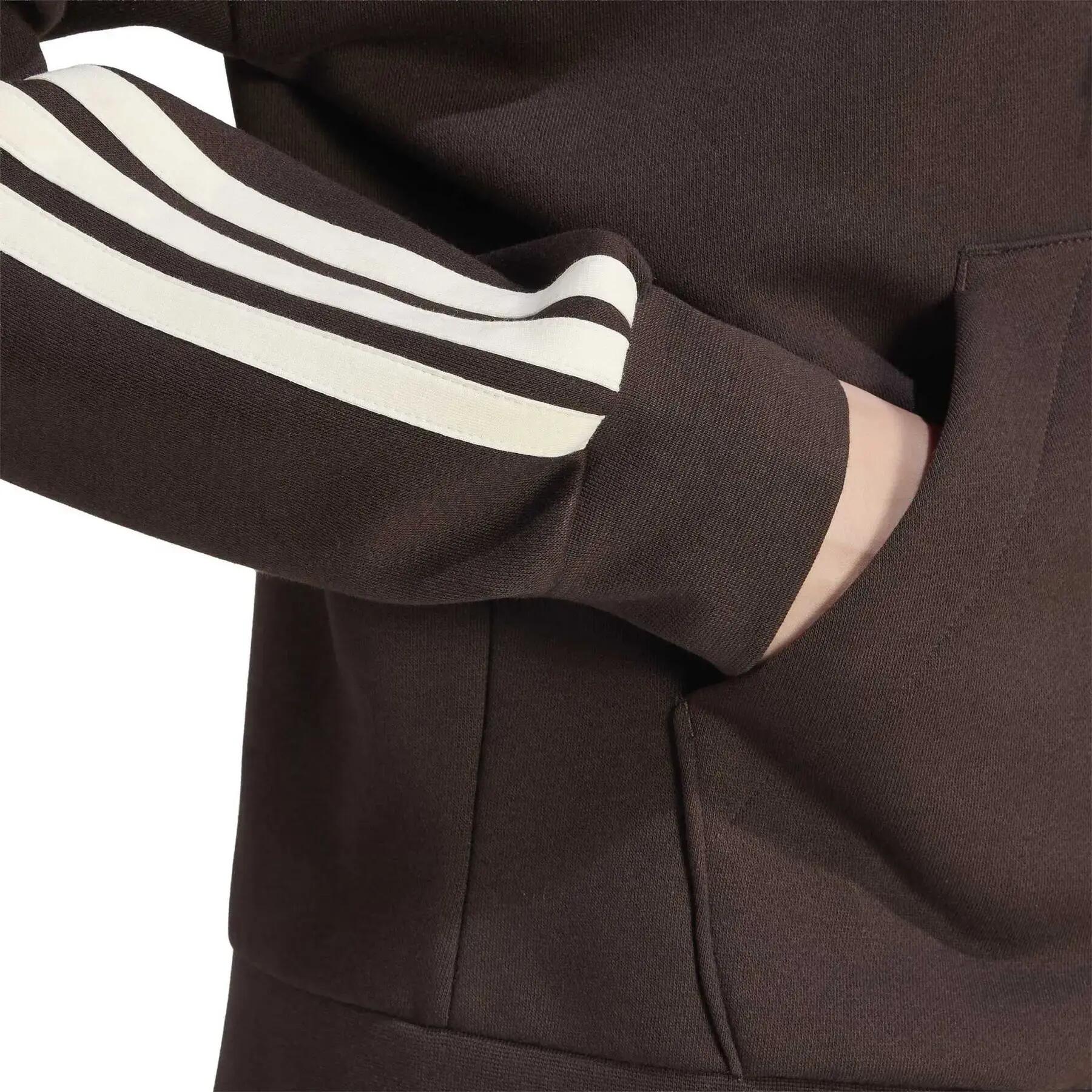 Veste de survêtement à capuche zippé femme adidas Essentials 3-Stripes 6/6
