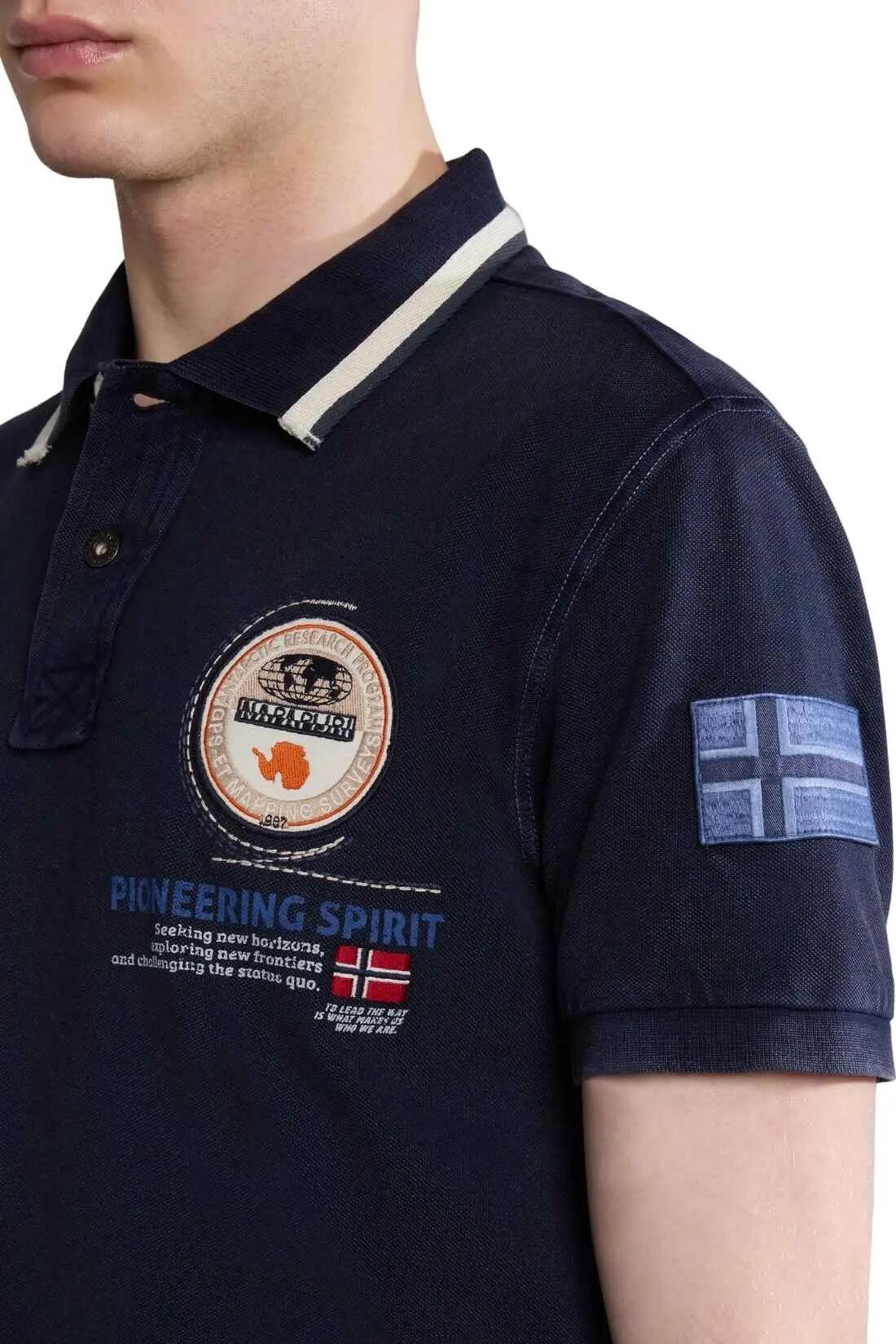 Polo - Sportswear - Hombre - Algodón, corte regular - Gandy - Azul marino 4/4