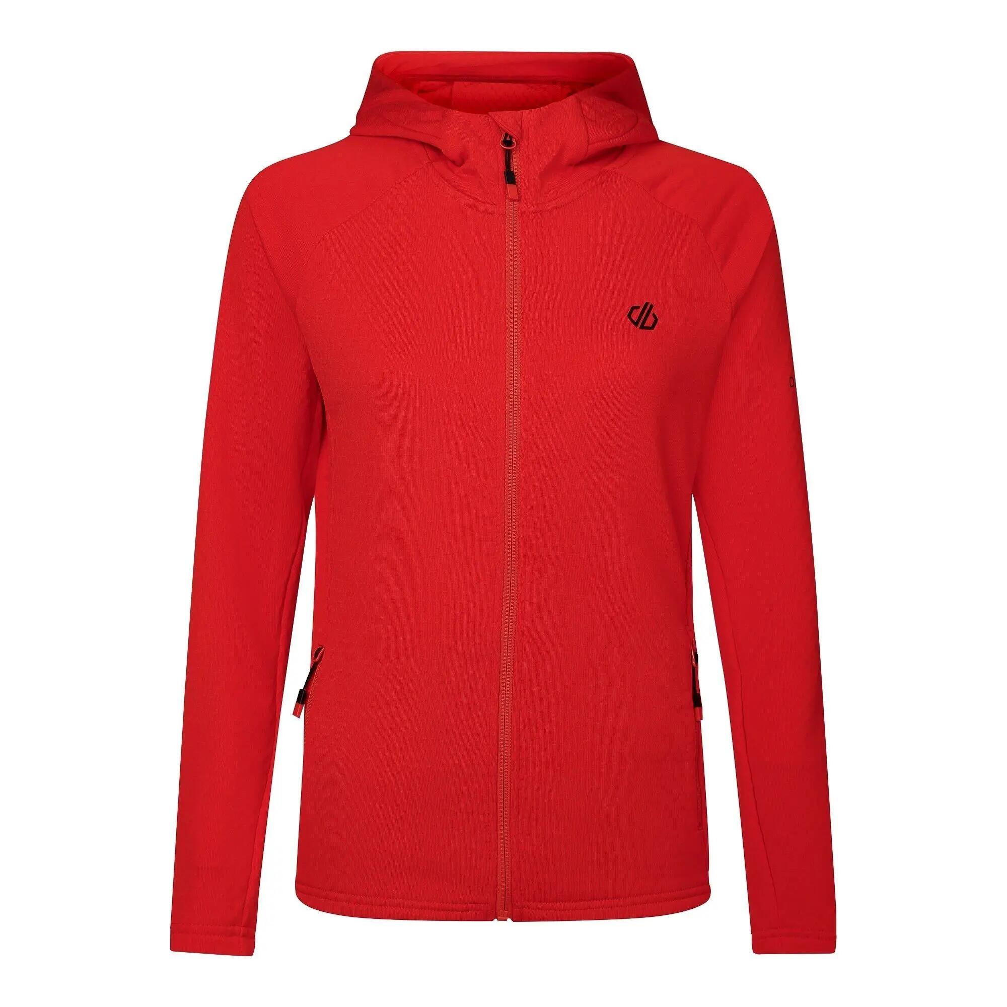 "Ventura" Midlayer für , mit Kapuze, Stretch Damen Granatapfel-Rot 2/7