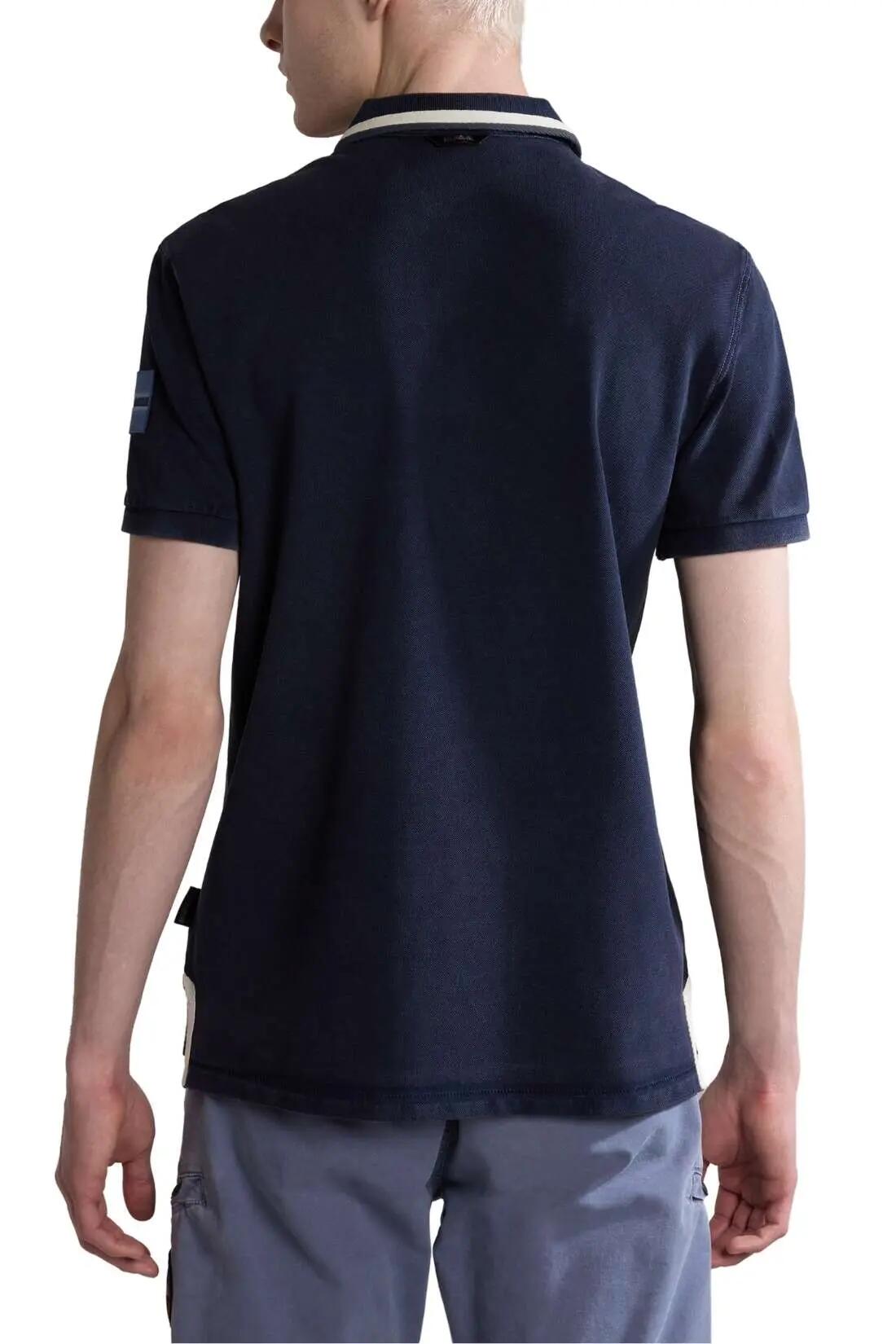 Polo - Sportswear - Hombre - Algodón, corte regular - Gandy - Azul marino 3/4