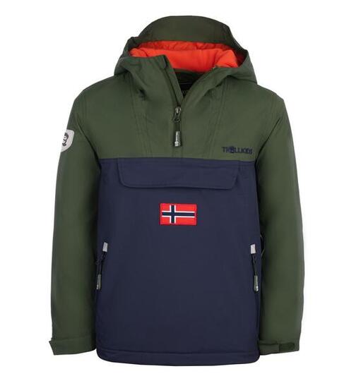 Kinder Parka Mantel KIRKENES Wasserdicht Marineblau/Mittelblau
