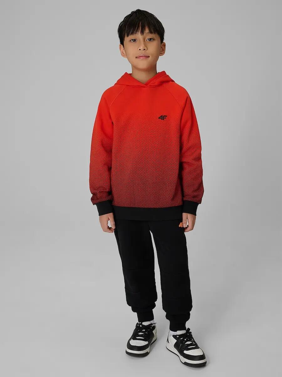 Bluza dresowa regular z kapturem chłopięca 4F 4FJWAW26TSWSM2687 4/7