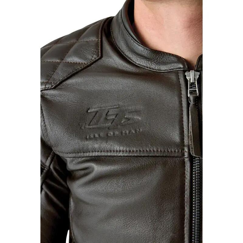 Chaqueta de cuero de moto RST Hillberry D3O 5/5