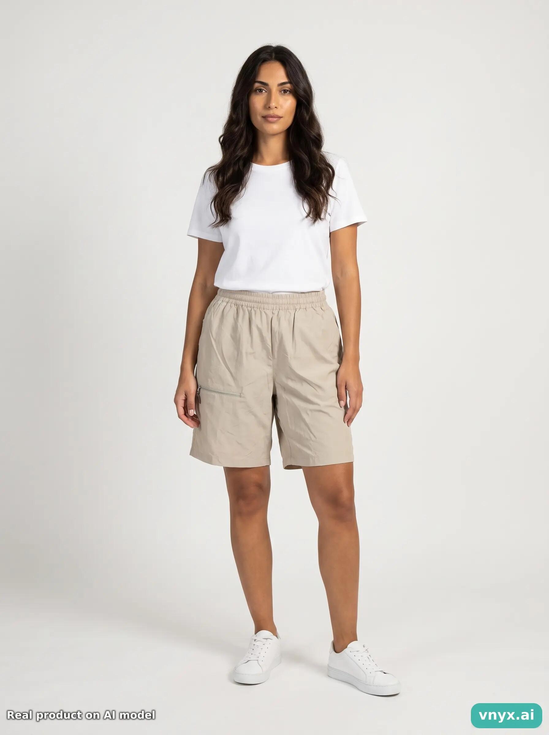 Second Life - Vintage RAINS Beige Shorts Women XL 3/5