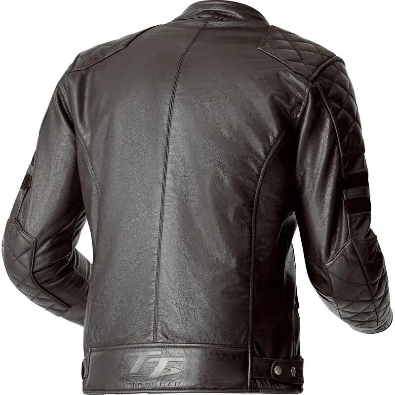 Chaqueta de cuero de moto RST Hillberry D3O 2/5