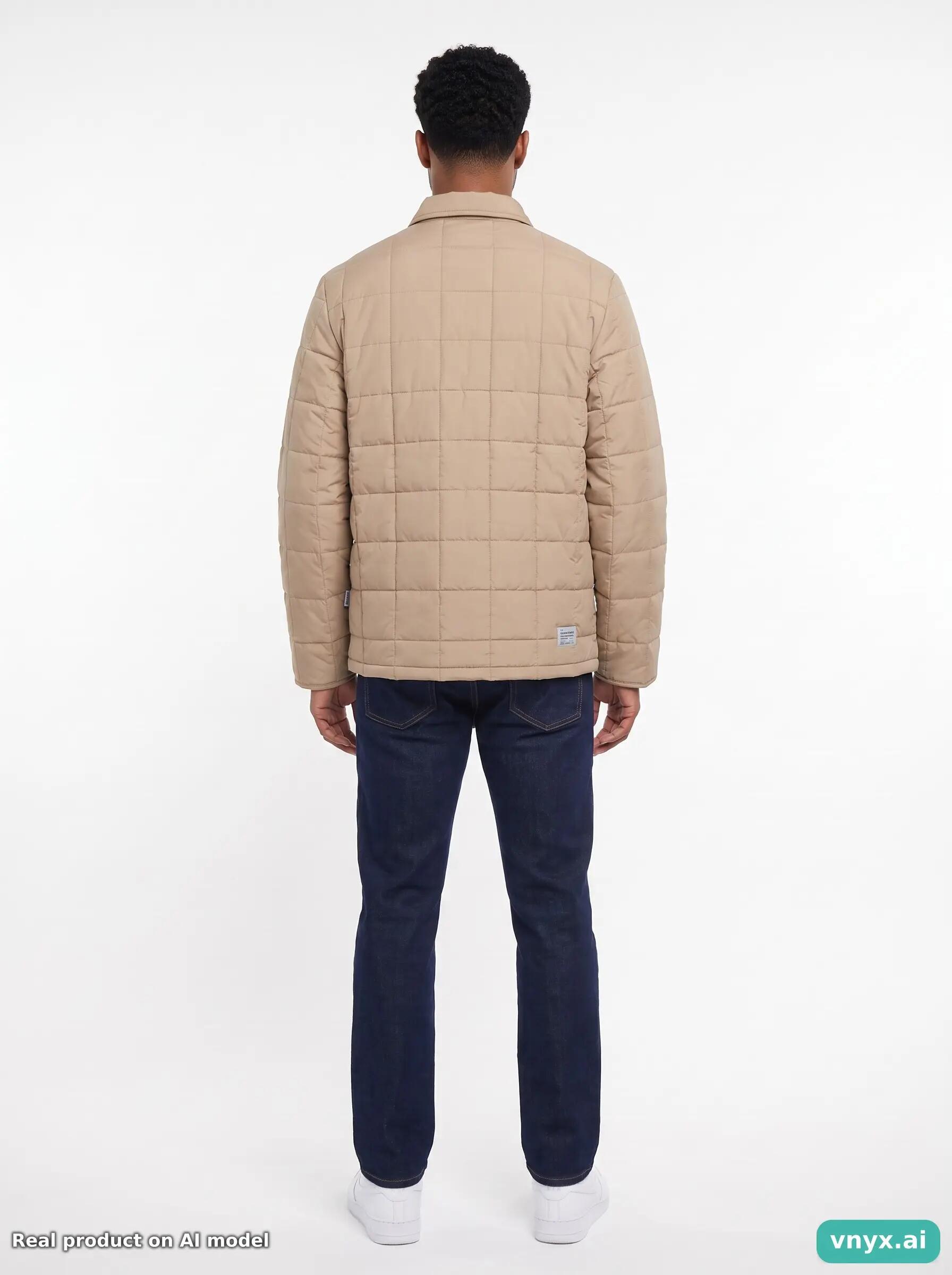 Second Life - Vintage RAINS Beige Puffer Jacket Men S 4/5