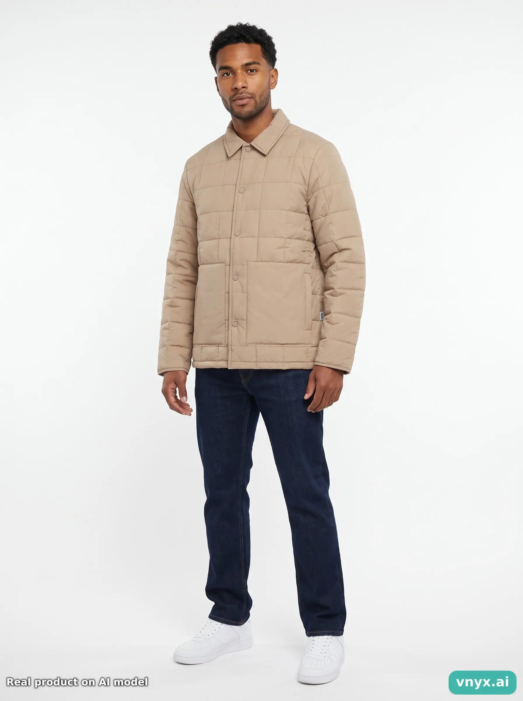 Second Life - Vintage RAINS Beige Puffer Jacket Men S 3/5